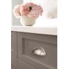 Amerock | Cabinet Cup Pull | Satin Nickel | 3 inch (76 mm) Center to Center | Ravino | 5 Pack | Drawer Pull | Drawer Handle | Cabinet Hardware
