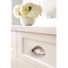 Amerock | Cabinet Cup Pull | Satin Nickel | 3 inch (76 mm) Center to Center | Ravino | 5 Pack | Drawer Pull | Drawer Handle | Cabinet Hardware
