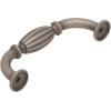 Amerock | Cabinet Pull | Satin Nickel | 3 inch (76 mm) Center to Center | Blythe | 1 Pack | Drawer Pull | Drawer Handle | Cabinet Hardware(Weathered Nickel)