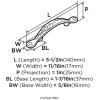 Amerock | Cabinet Pull | Satin Nickel | 3 inch (76 mm) Center to Center | Nature’s Splendor | 1 Pack | Drawer Pull | Drawer Handle | Cabinet Hardware(Satin Nickel)