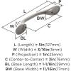 Amerock | Cabinet Pull | Satin Nickel | 3 inch (76 mm) Center to Center | Ravino | 10 Pack | Drawer Pull | Drawer Handle | Cabinet Hardware