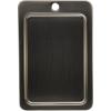 Amerock | Cabinet Pull | Satin Nickel | 3 inch (76 mm) Center to Center | Rochdale | 1 Pack | Drawer Pull | Drawer Handle | Cabinet Hardware(Graphite)