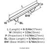 Amerock | Cabinet Pull | Satin Nickel | 3-3/4 inch (96 mm) Center to Center | Sleek | 1 Pack | Drawer Pull | Drawer Handle | Cabinet Hardware