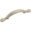 Amerock | Cabinet Pull | Satin Nickel | 3 inch (76 mm) Center to Center | Nature’s Splendor | 1 Pack | Drawer Pull | Drawer Handle | Cabinet Hardware(Satin Nickel)