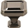 Amerock BP36547GM Wells 1-1/2 in (38 mm) Length Gunmetal Cabinet Knob(Gunmetal)