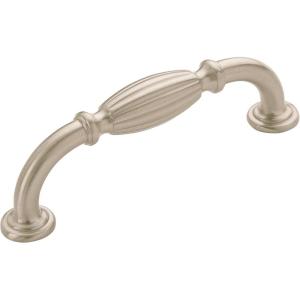 Amerock | Cabinet Pull | Satin Nickel | 3-3/4 inch (96 mm) Center to Center | Blythe | 1 Pack | Drawer Pull | Drawer Handle | Cabinet Hardware