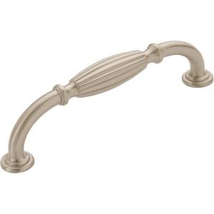 Amerock | Cabinet Pull | Satin Nickel | 5-1/16 inch (128 mm) Center to Center | Blythe | 1 Pack | Drawer Pull | Drawer Handle | Cabinet Hardware