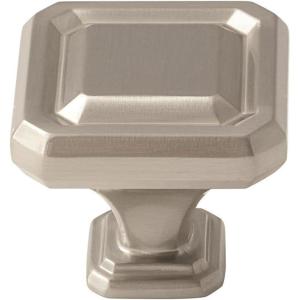 Amerock BP36547GM Wells 1-1/2 in (38 mm) Length Gunmetal Cabinet Knob(Satin Nickel)