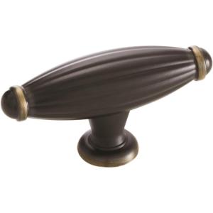 Amerock BP55220GPH Blythe 2-5/8 in. (67 mm) LGTH Cabinet Knob – Graphite(Venetian Bronze)