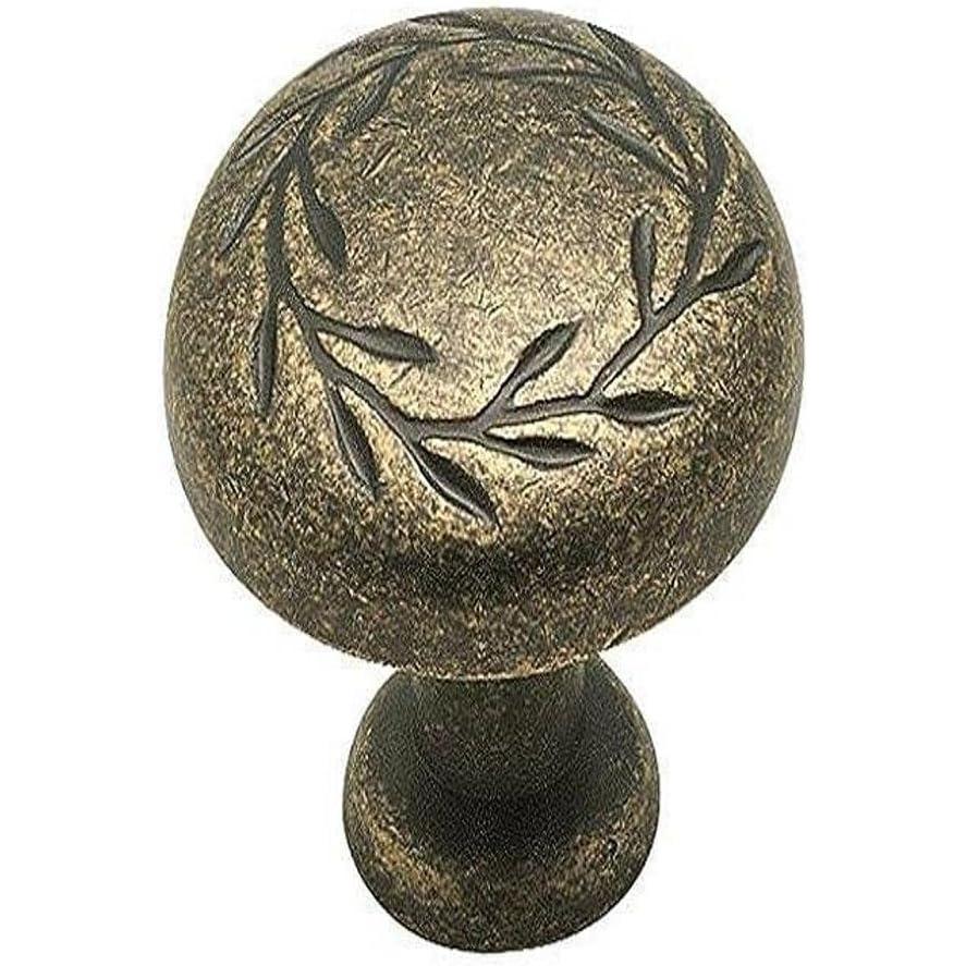 image:imageAmerock  Cabinet Knob  Weathered Brass  1516 inch 33 mm Diameter  NatureS Splendor  1 Pack  Drawer Knob  Cabinet HardwareWeathered Brass