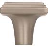 Amerock | Cabinet Knob | Satin Nickel | 1-1/16 inch (27 mm) Length | Manor | 1 Pack | Drawer Knob | Cabinet Hardware(Satin Nickel)