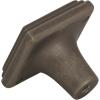 Amerock | Cabinet Knob | Satin Nickel | 1-1/16 inch (27 mm) Length | Manor | 1 Pack | Drawer Knob | Cabinet Hardware(Weathered Nickel)