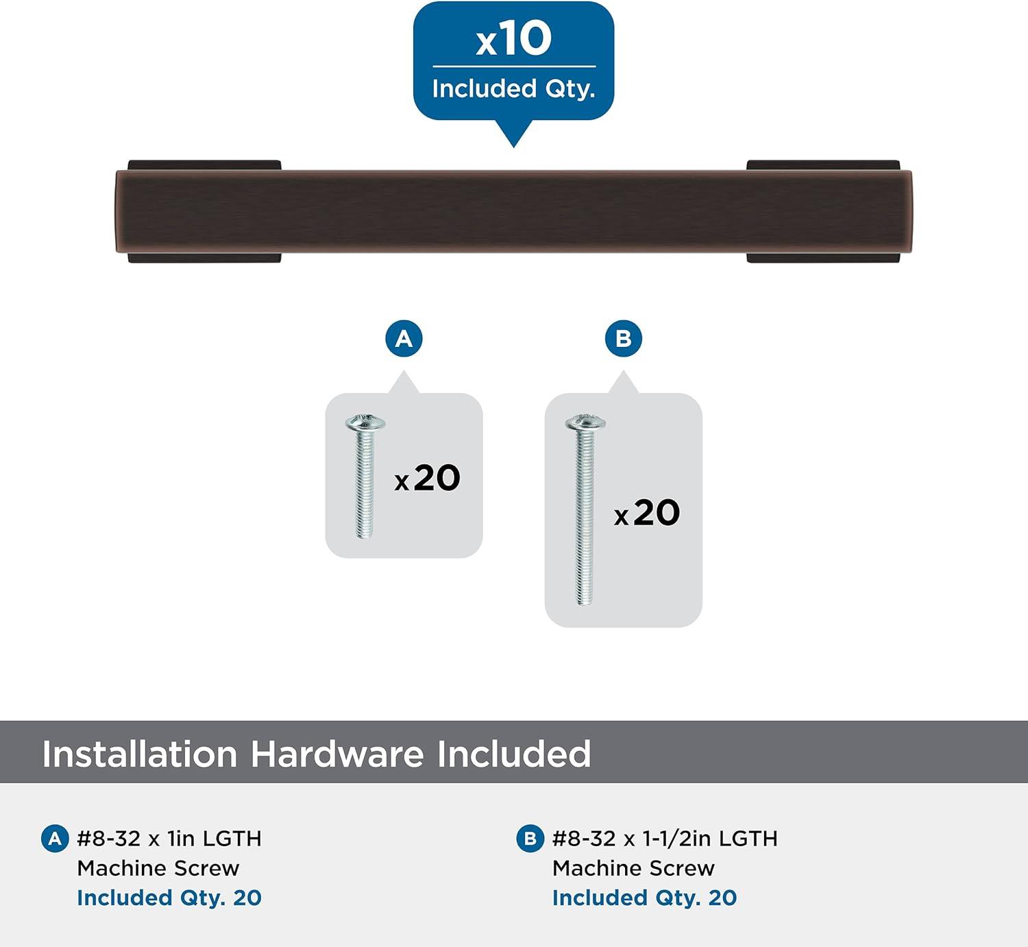 image:imageAmerock 10BX37091ORB Oil Rubbed Bronze Cabinet Pull 334 inch 96mm CentertoCenter 30 Pack Triomphe Furniture Hardware