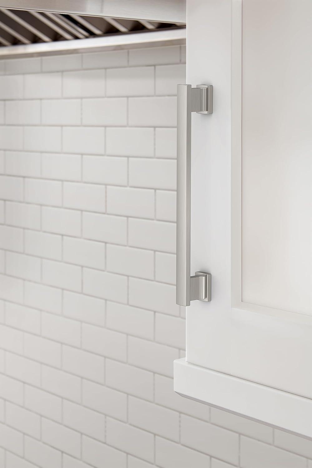 image:imageAmerock 10BX37093G10 Satin Nickel Cabinet Pull 6516 inch 160mm CentertoCenter 30 Pack Triomphe Furniture Hardware