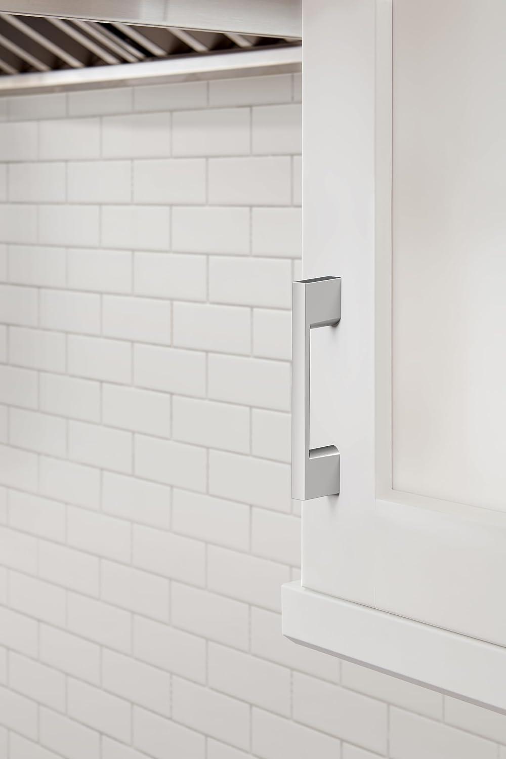 image:imageAmerock 10BX3713026 Polished Chrome Cabinet Pull 3 inch 76mm CentertoCenter 30 Pack Cityscape Furniture Hardware