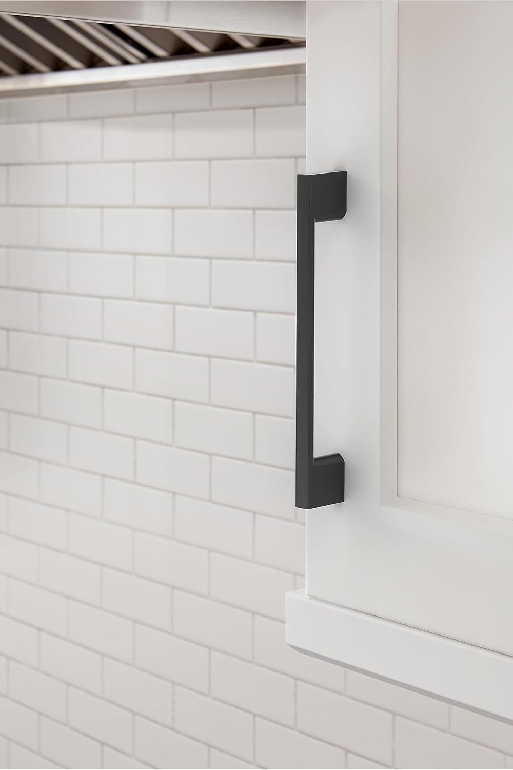 image:imageAmerock 10BX37132MB Matte Black Cabinet Pull 5116 inch 128mm CentertoCenter 30 Pack Cityscape Furniture Hardware