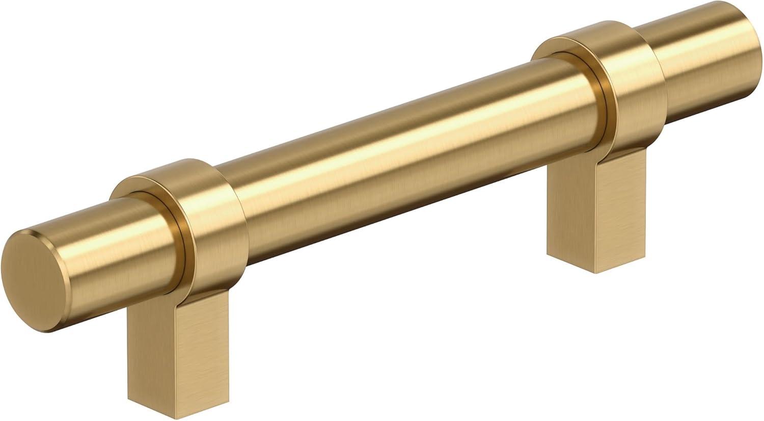 image:imageAmerock Central 5116 inch 128mm CentertoCenter Polished Chrome Cabinet Pull 10 PackChampagne Bronze