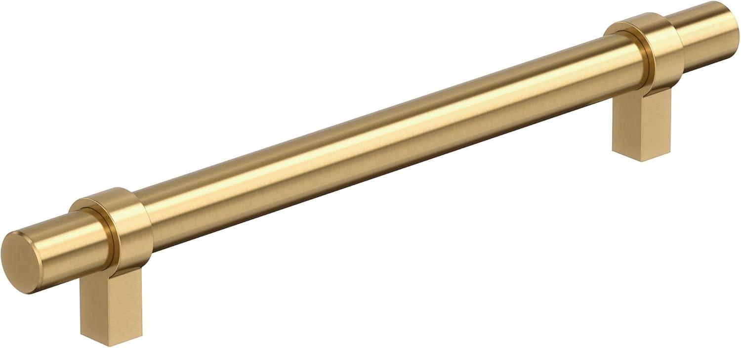 image:imageAmerock Central 5116 inch 128mm CentertoCenter Polished Chrome Cabinet Pull 10 PackChampagne Bronze