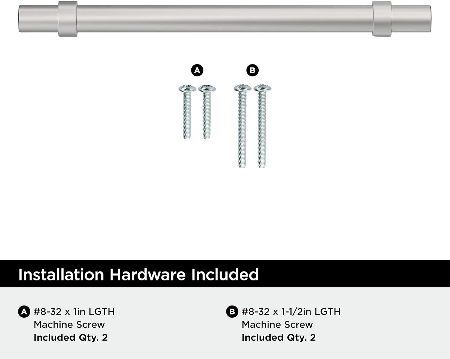 image:imageAmerock Central 5116 inch 128mm CentertoCenter Polished Chrome Cabinet Pull 10 PackPolished Chrome