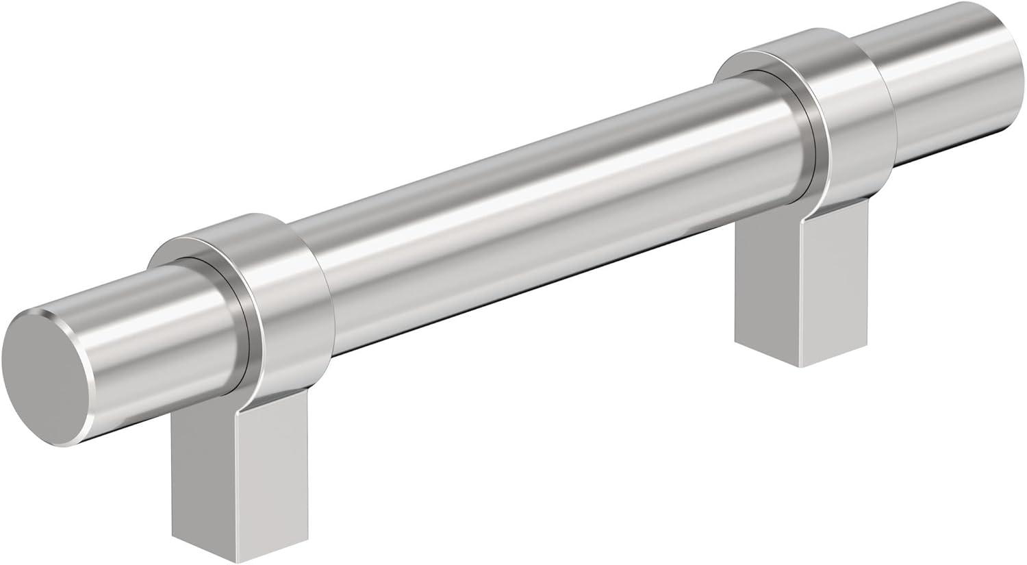 image:imageAmerock Central 5116 inch 128mm CentertoCenter Polished Chrome Cabinet Pull 10 PackPolished Chrome