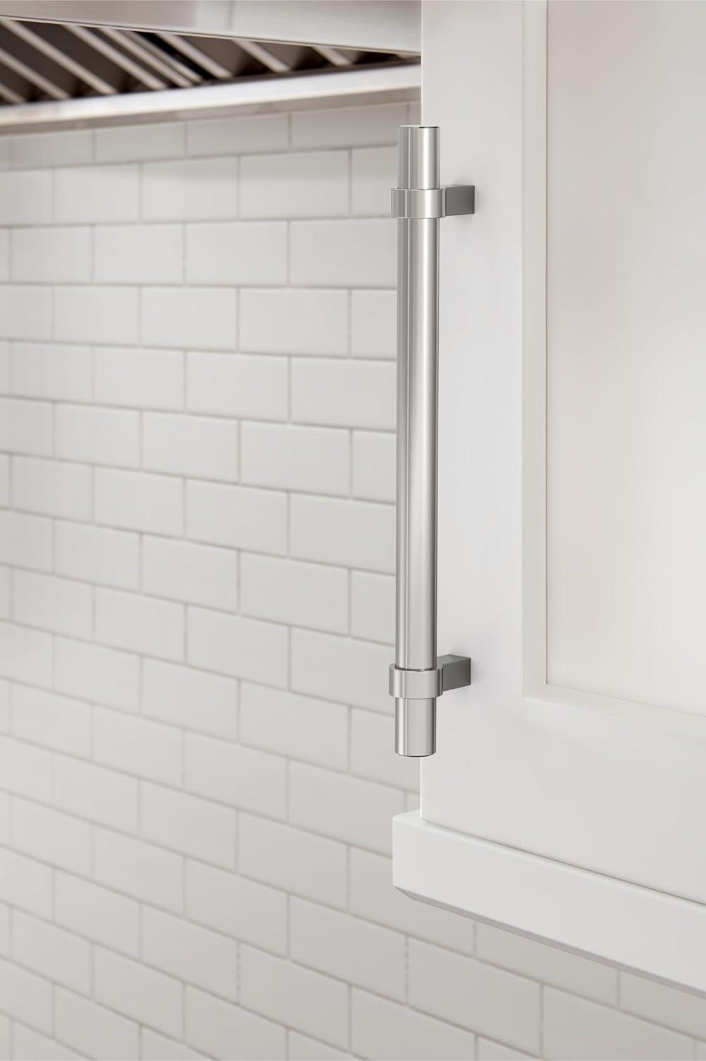 image:imageAmerock Central 5116 inch 128mm CentertoCenter Polished Chrome Cabinet Pull 10 PackPolished Chrome