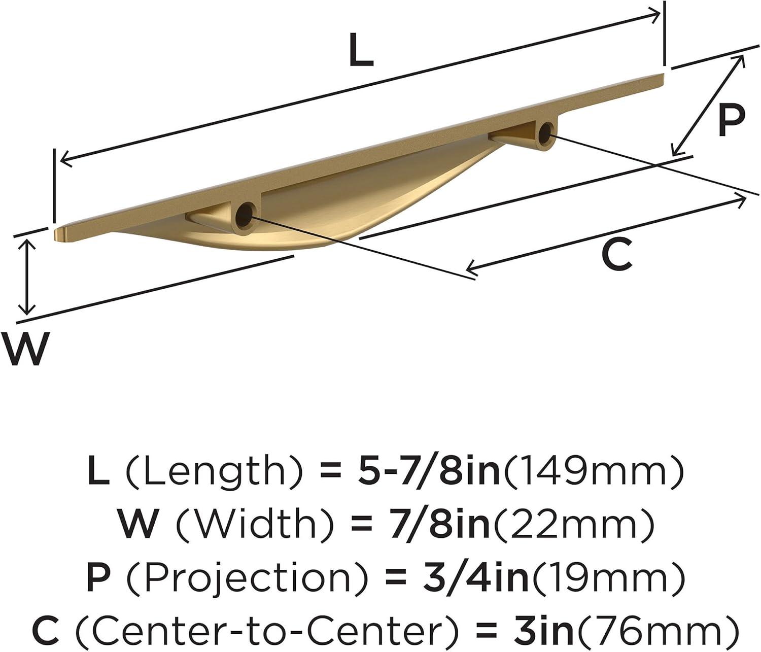 image:imageAmerock Current 5116 inch 128mm CentertoCenter Champagne Bronze Cabinet Pull 10 PackChampagne Bronze