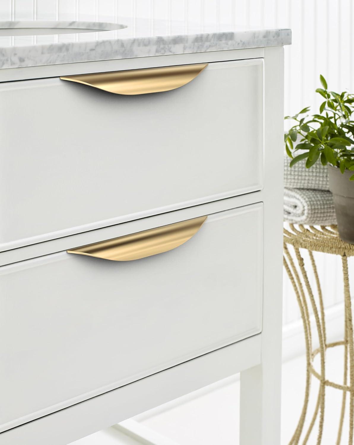image:imageAmerock Current 5116 inch 128mm CentertoCenter Champagne Bronze Cabinet Pull 10 PackChampagne Bronze