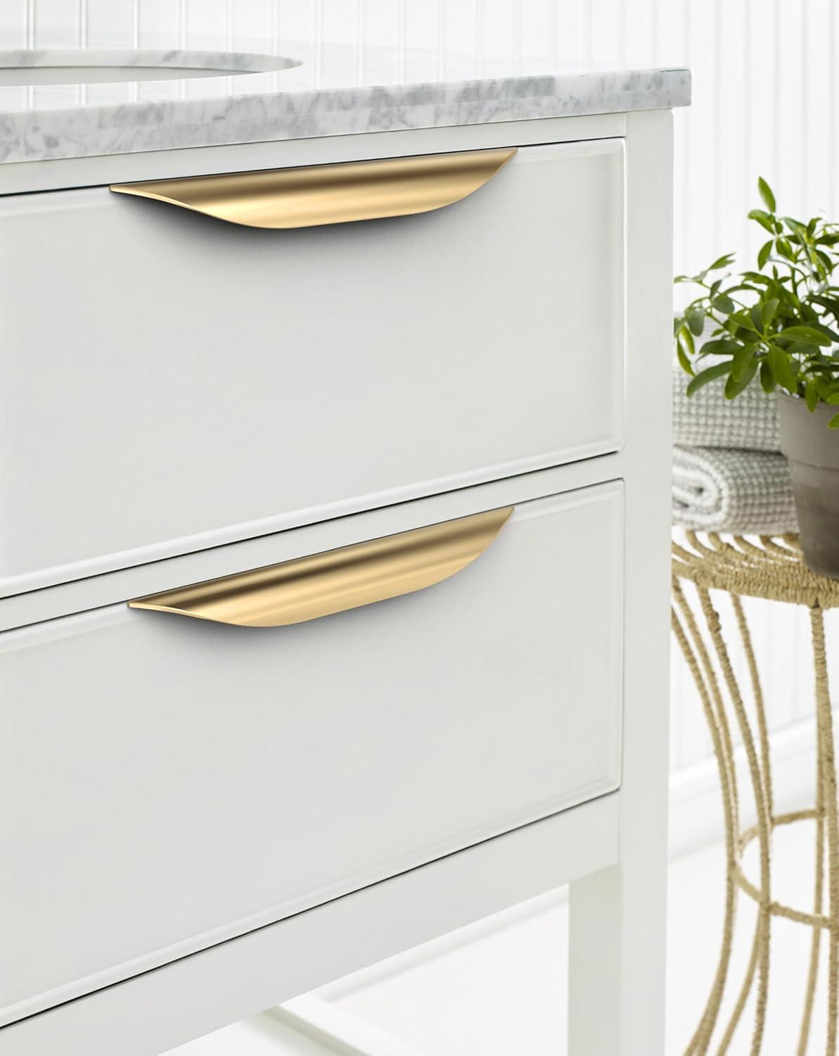 image:imageAmerock Current 5116 inch 128mm CentertoCenter Champagne Bronze Cabinet Pull 10 PackChampagne Bronze