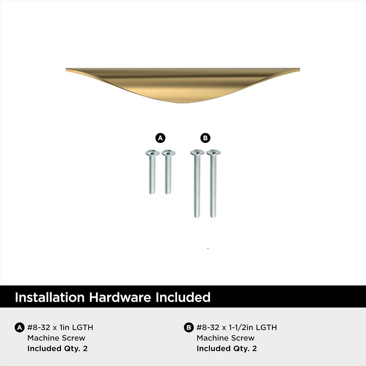 image:imageAmerock Current 5116 inch 128mm CentertoCenter Champagne Bronze Cabinet Pull 10 PackChampagne Bronze