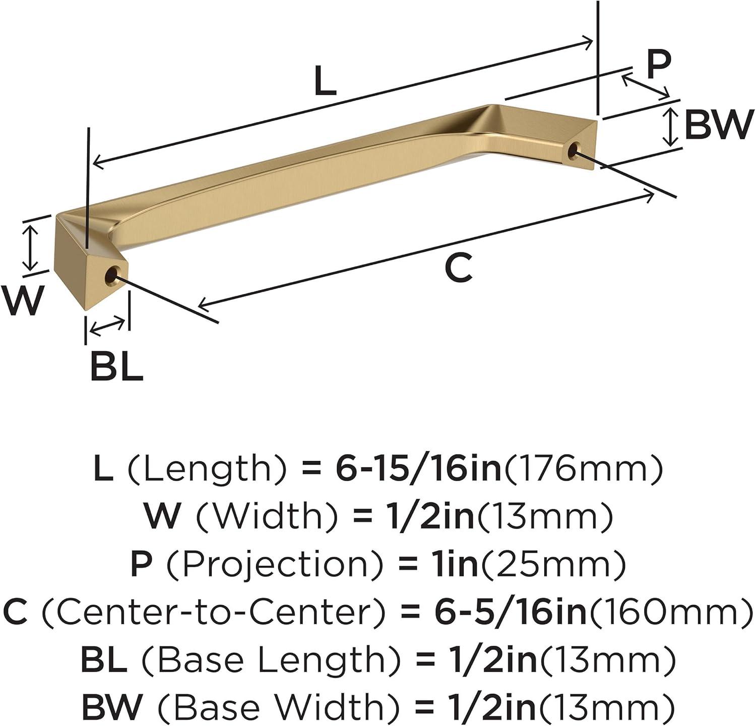 image:imageAmerock Evolve 5116 inch 128mm CentertoCenter Satin Nickel Cabinet Pull 25 PackChampagne Bronze