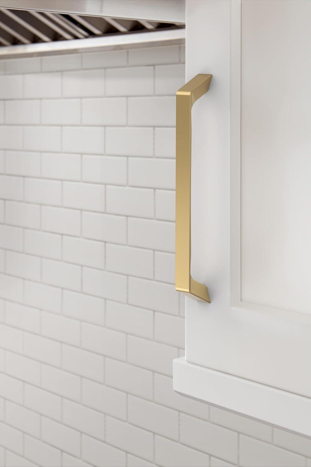 image:imageAmerock Evolve 5116 inch 128mm CentertoCenter Satin Nickel Cabinet Pull 25 PackChampagne Bronze