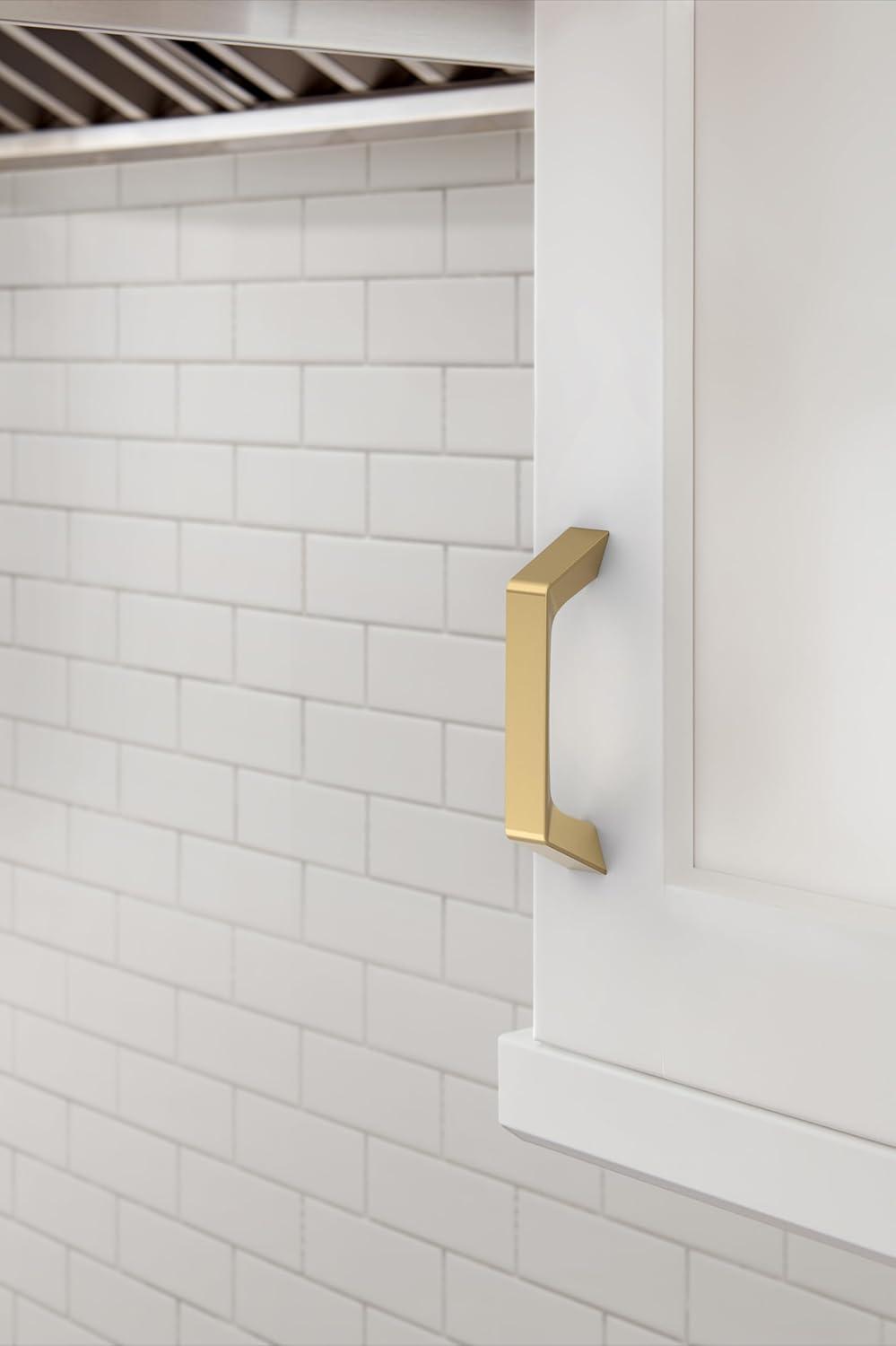 image:imageAmerock Evolve 5116 inch 128mm CentertoCenter Satin Nickel Cabinet Pull 25 PackChampagne Bronze