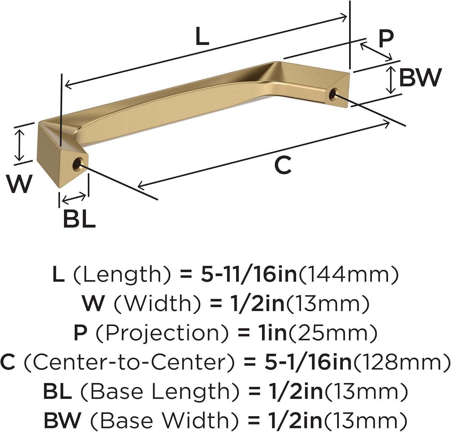 image:imageAmerock Evolve 5116 inch 128mm CentertoCenter Satin Nickel Cabinet Pull 25 PackChampagne Bronze