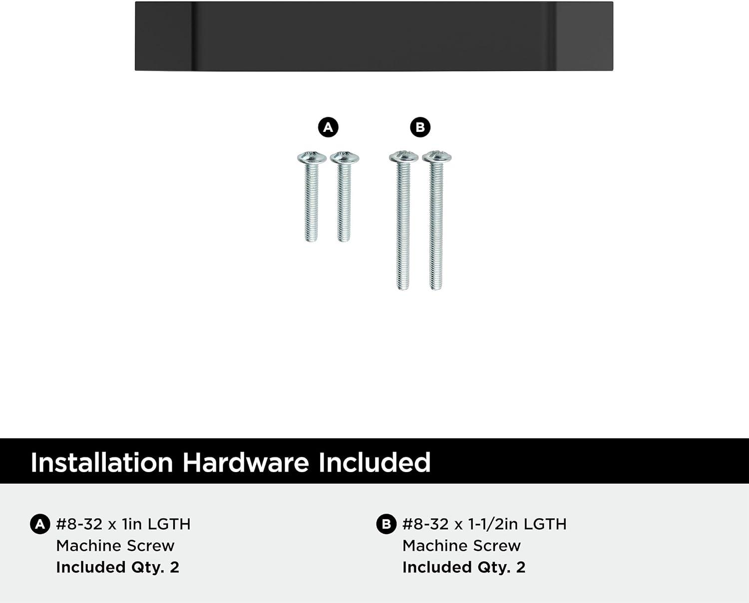image:imageAmerock Evolve 5116 inch 128mm CentertoCenter Satin Nickel Cabinet Pull 25 PackMatte Black