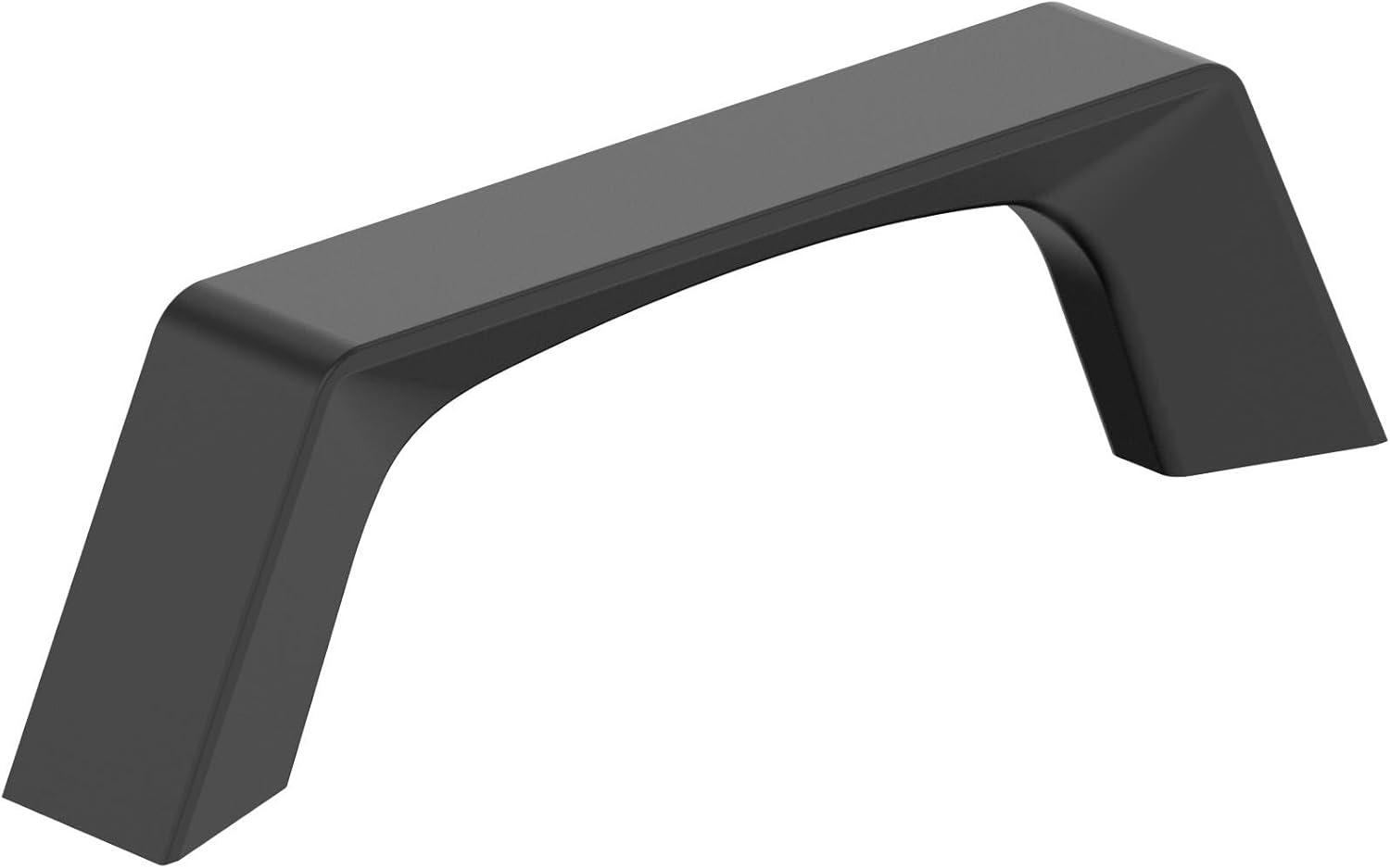 image:imageAmerock Evolve 5116 inch 128mm CentertoCenter Satin Nickel Cabinet Pull 25 PackMatte Black