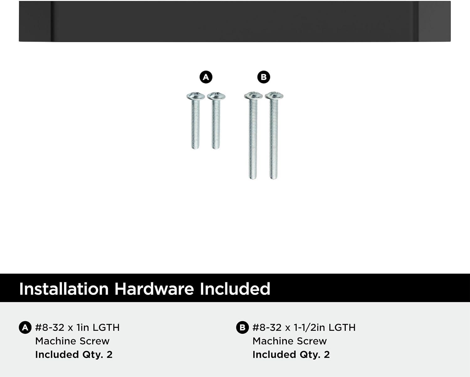 image:imageAmerock Evolve 5116 inch 128mm CentertoCenter Satin Nickel Cabinet Pull 25 PackMatte Black