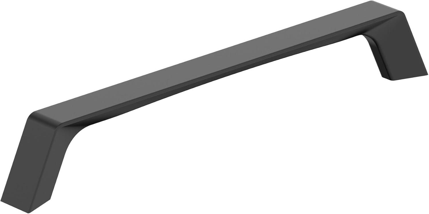 image:imageAmerock Evolve 5116 inch 128mm CentertoCenter Satin Nickel Cabinet Pull 25 PackMatte Black