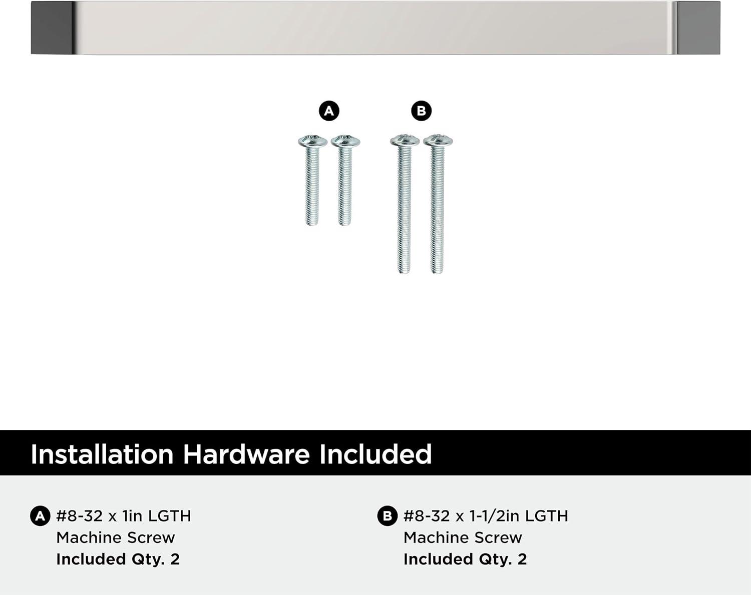 image:imageAmerock Evolve 5116 inch 128mm CentertoCenter Satin Nickel Cabinet Pull 25 PackPolished Chrome