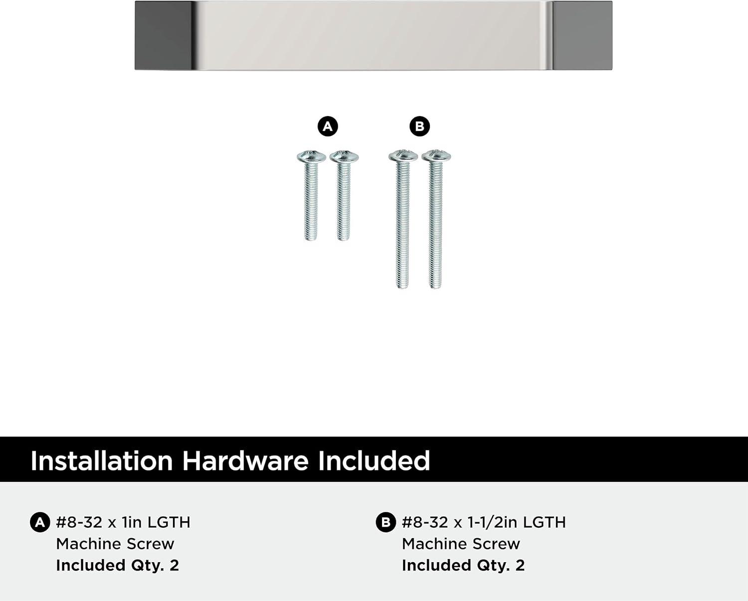 image:imageAmerock Evolve 5116 inch 128mm CentertoCenter Satin Nickel Cabinet Pull 25 PackPolished Chrome