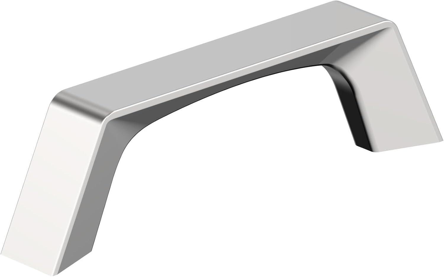 image:imageAmerock Evolve 5116 inch 128mm CentertoCenter Satin Nickel Cabinet Pull 25 PackPolished Chrome