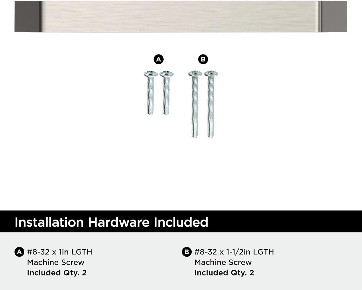 image:imageAmerock Evolve 5116 inch 128mm CentertoCenter Satin Nickel Cabinet Pull 25 PackSatin Nickel