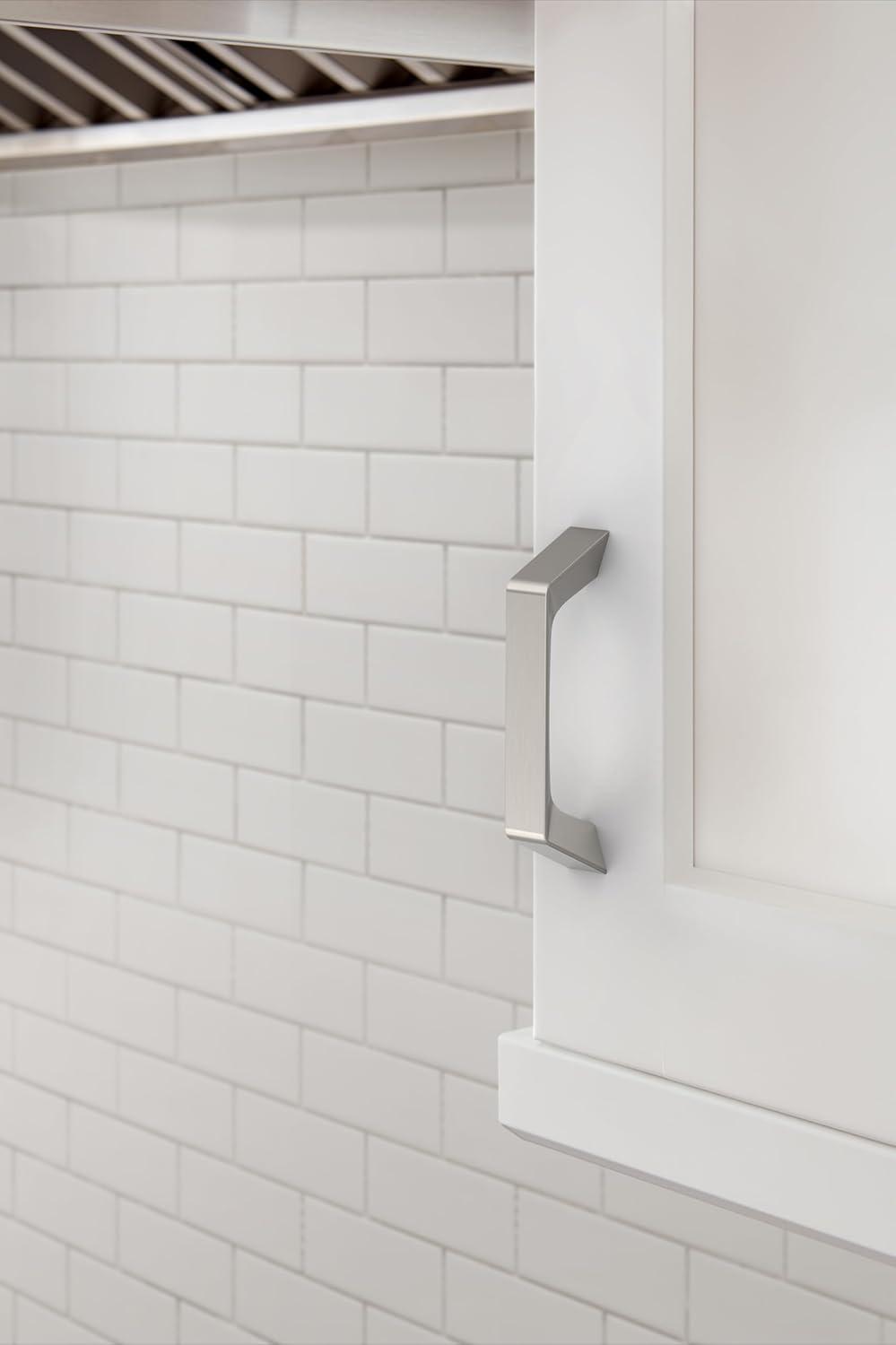 image:imageAmerock Evolve 5116 inch 128mm CentertoCenter Satin Nickel Cabinet Pull 25 PackSatin Nickel