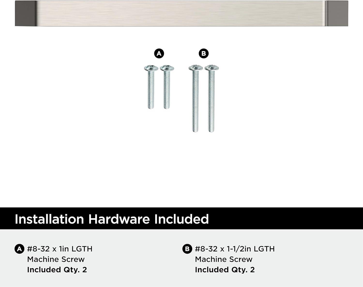 image:imageAmerock Evolve 5116 inch 128mm CentertoCenter Satin Nickel Cabinet Pull 25 PackSatin Nickel
