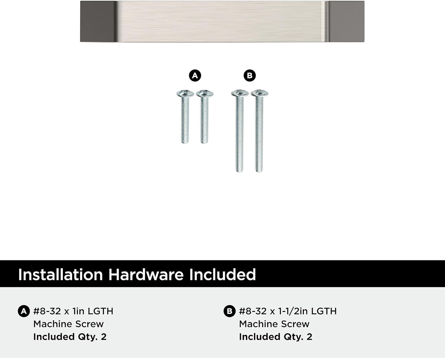 image:imageAmerock Evolve 5116 inch 128mm CentertoCenter Satin Nickel Cabinet Pull 25 PackSatin Nickel