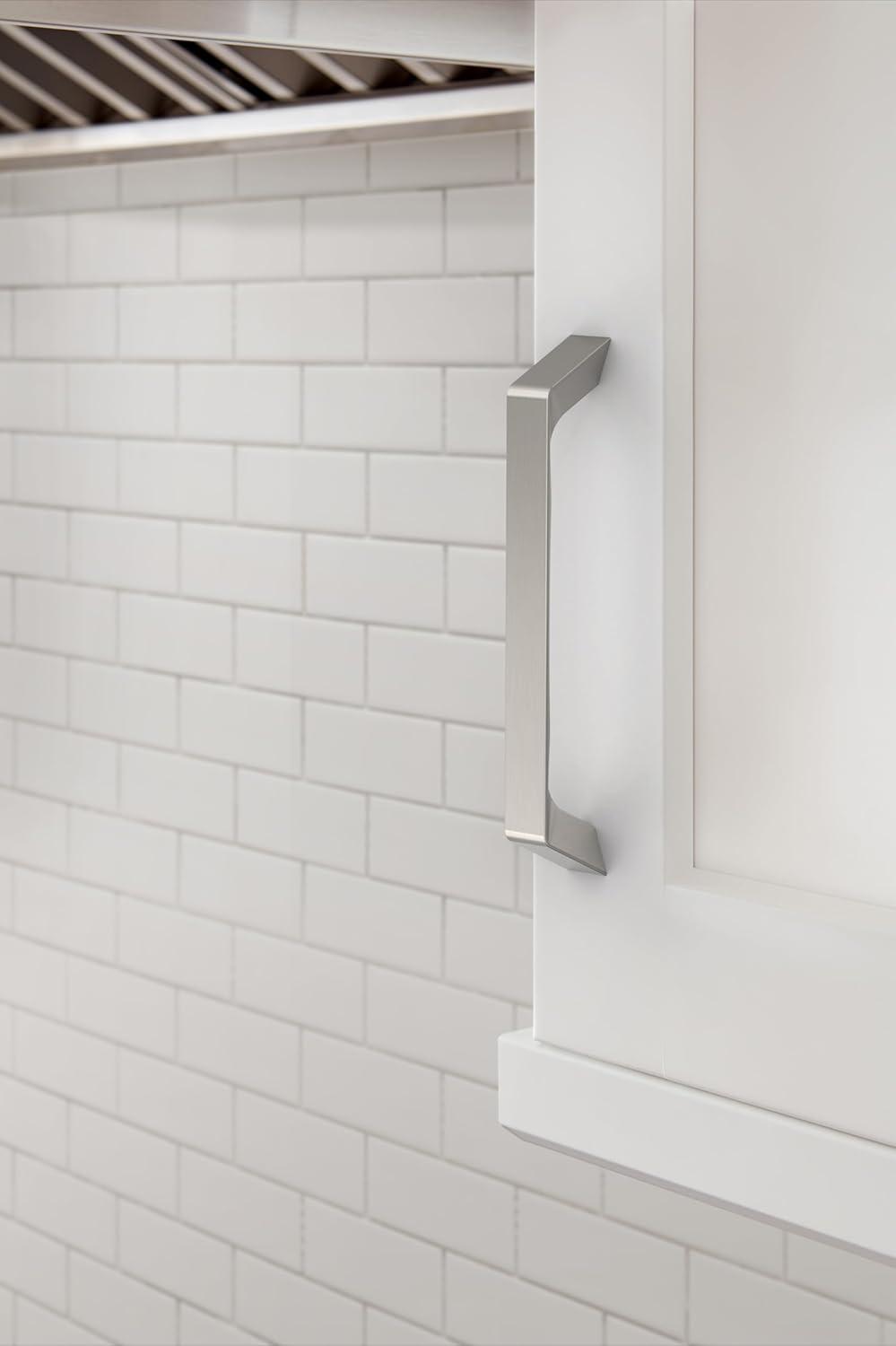 image:imageAmerock Evolve 5116 inch 128mm CentertoCenter Satin Nickel Cabinet Pull 25 PackSatin Nickel