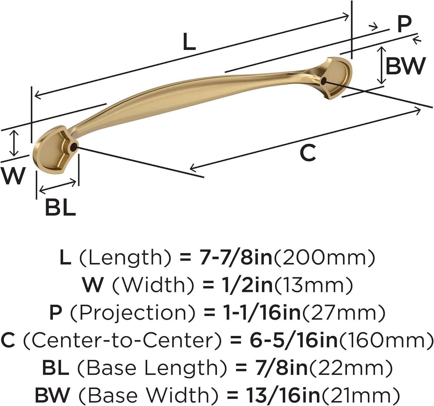 image:imageFairfield 5116 inch 128mm CentertoCenter OilRubbed Bronze Cabinet Pull 25 PackChampagne Bronze