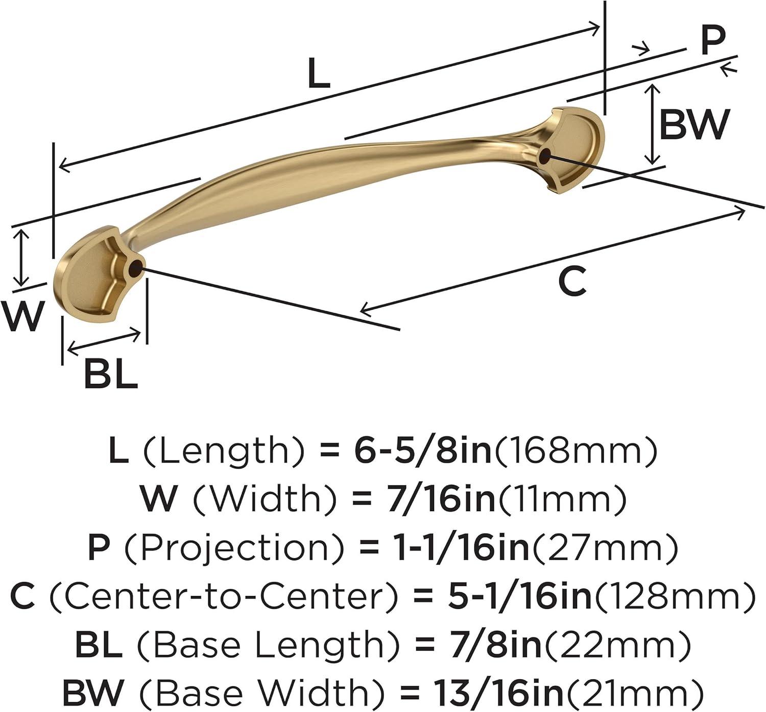 image:imageFairfield 5116 inch 128mm CentertoCenter OilRubbed Bronze Cabinet Pull 25 PackChampagne Bronze