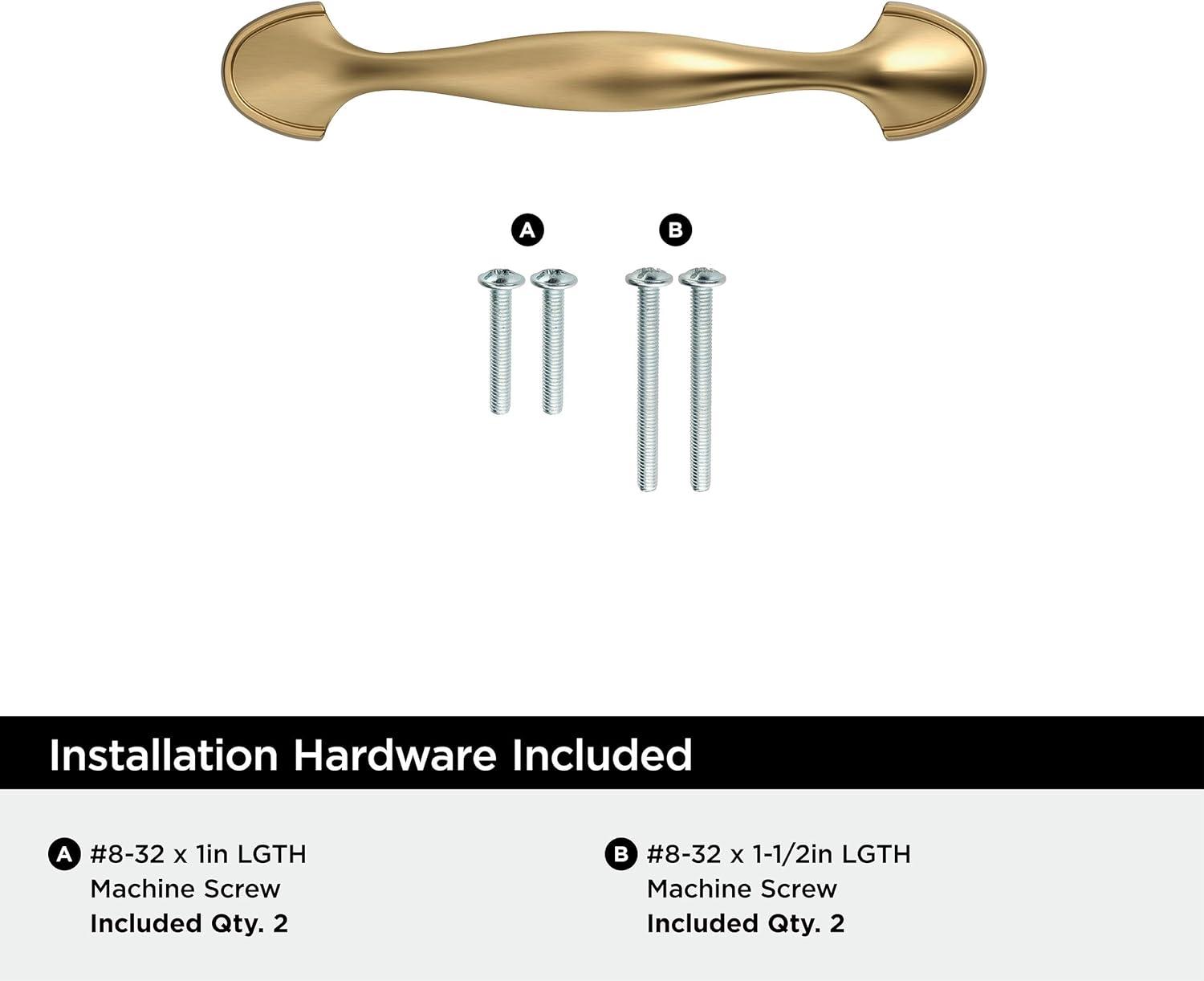 image:imageFairfield 5116 inch 128mm CentertoCenter OilRubbed Bronze Cabinet Pull 25 PackChampagne Bronze