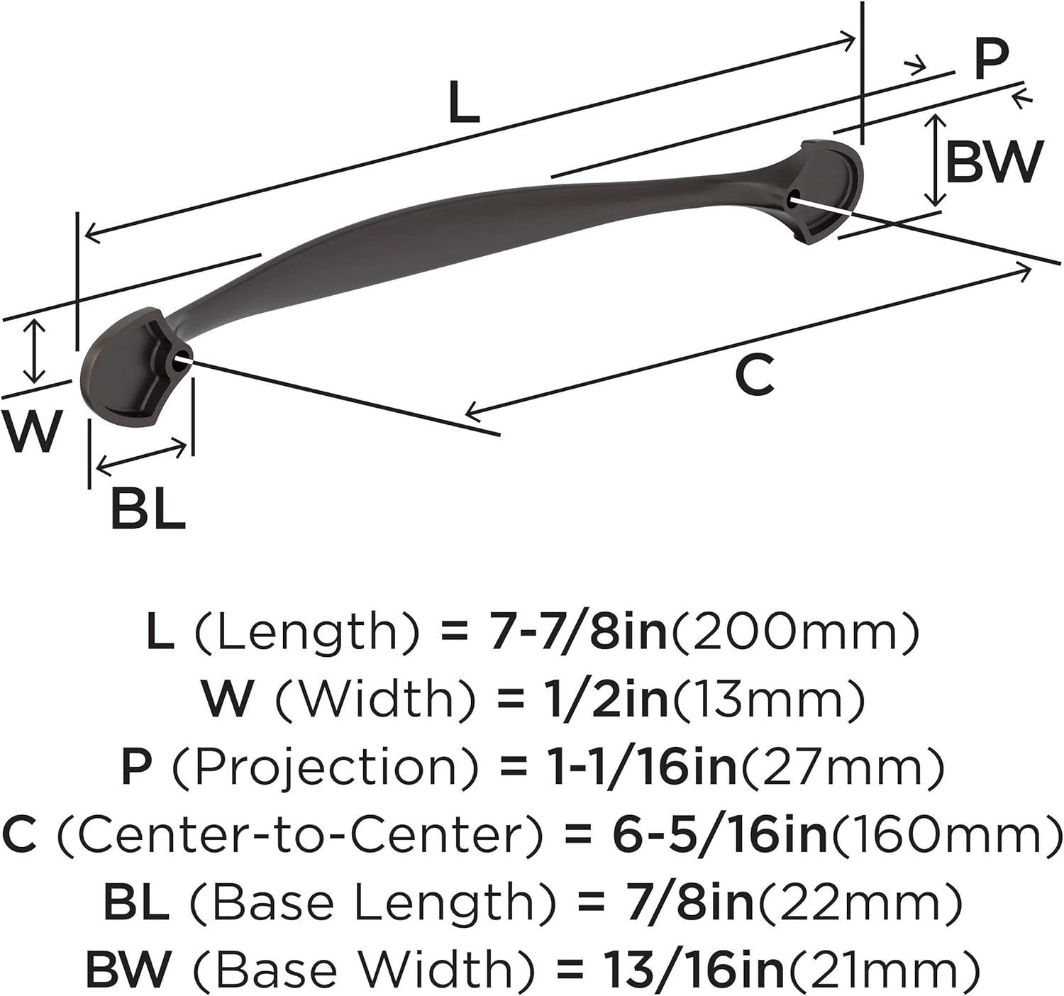 image:imageFairfield 5116 inch 128mm CentertoCenter OilRubbed Bronze Cabinet Pull 25 PackOil Rubbed Bronze