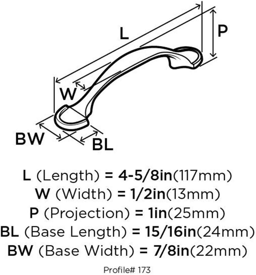 image:imageFairfield 5116 inch 128mm CentertoCenter OilRubbed Bronze Cabinet Pull 25 PackOil Rubbed Bronze
